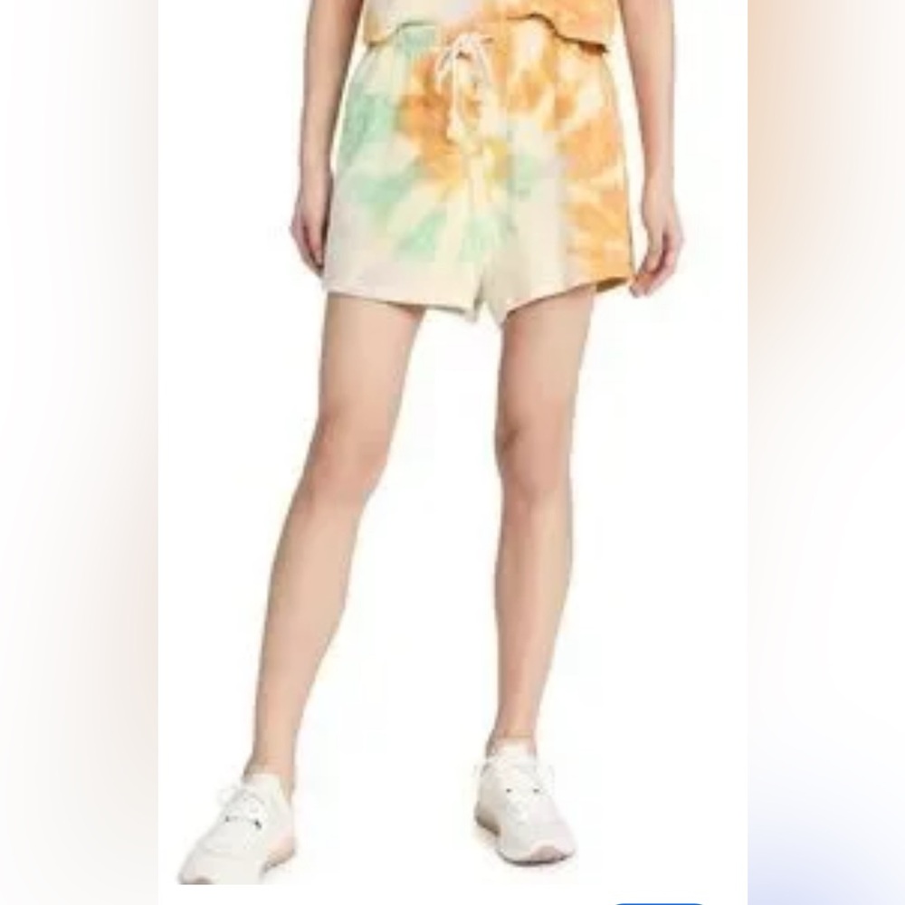 Danninjo tie dye terry cloth shorts